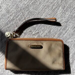 Michael Kors Brown Wristlet Wallet